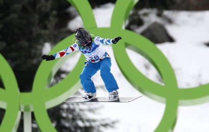 Deborah Anthonioz, m&eacute;daill&eacute;e d'argent en snowboardcross