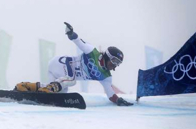 Mathieu Bozzetto n'a pas trembl&eacute; au moment de d&eacute;crocher le bronze. (Reuters)