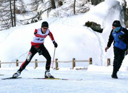 Engag&eacute; sur six &eacute;preuves en biathlon et ski de fond, Yannick Bourseaux esp&egrave;re revenir m&eacute;daill&eacute; de Vancouver.(DR)